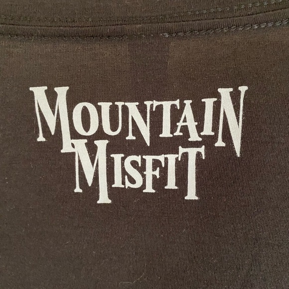 Mountain Misfit 2XL Men's lightweight T-shirt.New! Poly cotton blend. Black/gray - Picture 5 of 10